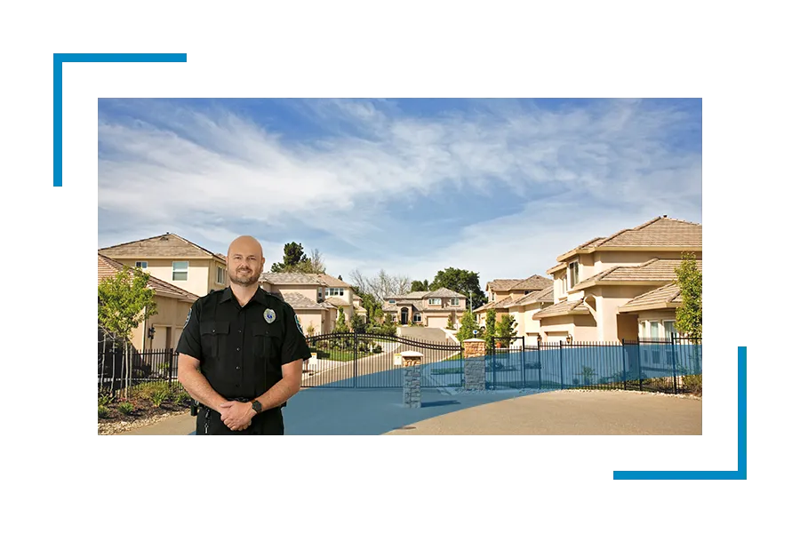 Allied Universal Security guard in uniform